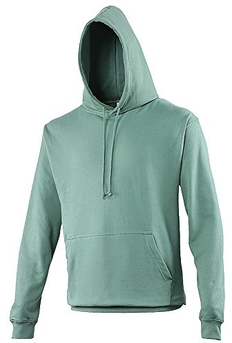 AWDis Men's College Hoodie, Green (Moss Green), Medium