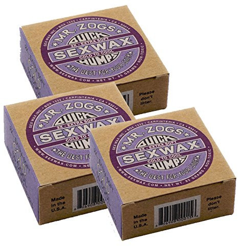 Sex Wax Quick Humps Coconut (Choose Temperature) (2X Cold to Cool, 3 Pack)