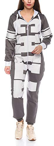 Crazy Age Jumpsuit Chill Overall One Piece Hausanzug Freizeitanzug Einteiler Ganzkörperanzug Weihnachtsanzug