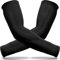 beister 1 Pair Compression Cooling Athletic Arm Sleeve for Women and Men, Breathable Sports Arm Elbow Sleeve for Basketball, Running, Cycling, Outdoors, Arthritis and Lymphedema