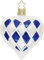 Inge Christbaumschmuck Bayerisches Herz 8cm