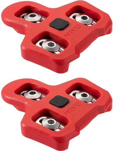 PRO Bike Tool Fahrradstollen Kompatibel mit Look Delta-Pedalen (9-Grad-Float) für klippenlose Damen- und Herrenradschuhe - Fahrradstollen-Set für Innen- Außenradsport