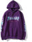 zhaojiexiaodian Felpa con Cappuccio da Uomo,Casual Pullover Felpa,Stile Strada Hip Hop Felpa con Cappuccio Manica Lunga UnisexPullover (IT, Testo, M, Viola)