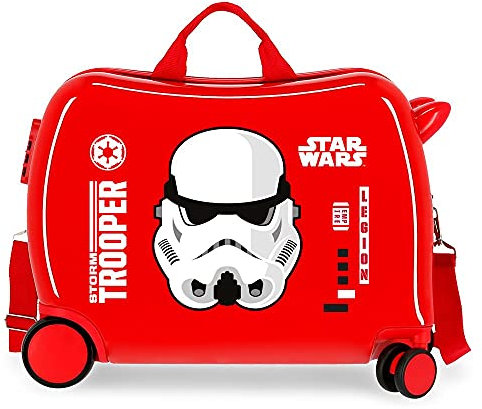 Star Wars Storm Kinderkoffer, rot, 50 x 38 x 20 cm, starr, ABS, seitlicher Zahlenkombinationsverschluss, 34 l, 1,8 kg, 4 Räder, Handgepäck.