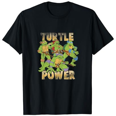 Teenage Mutant Ninja Turtles Schildkröte Macht Gruppenpose T-Shirt