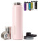The Tea Spot Steepware Teebecher und Thermoskanne, 625 ml, Teeflasche mit Tee-Ei für losen Tee oder Eiskaffee, schlanker, doppelwandiger Becher und isolierte Reiseflasche, Rosa