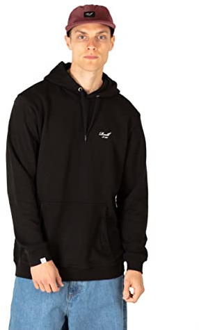 Reell Staple Terry Hoodie Herren – Kapuzenpullover aus 100% Baumwolle – Relaxed Straight Fit Kapuzensweatshirt – Hochwertiger Basic-Hoodie