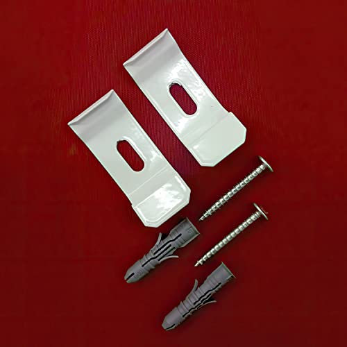 Sonnenschutz-HH Ersatzteil Zubehör-Set Klemmfix Wand-und Deckenträger für Duo Doppelrollo und Plissee