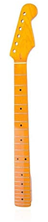 EXENXA Gitarrenhals, E-Gitarre, Halsgriff, Ahorn, Griffbrett, Strat mit Rücken, Mittellinie, Gitarrenhals