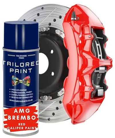 Mercedes AMG Red Heat Resistant Aerosol Spray Caliper Paint
