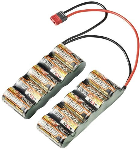 Reely Modellbau-Akkupack (NiMh) 12 V 4200 mAh Zellen-Zahl: 10 Side-by-Side T-Stecksystem