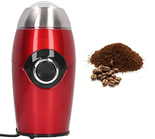 Topyond Elektrische Kaffeemühle 200 W Kaffeemühlen Für Den Heimgebrauch,Edelstahlschlagmesser, Schleifmaschine,Elektrisch Kaffeemühle,Gewürzmühle Für Bohnen, Kräuter, Gewürze