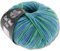 Frida's Wollhaus Lana Grossa 50 g Cool Wool Print Merino Wolle Garn Häkeln Stricken 16 Farben (757 | Türkis/Petrol/Himmelblau/Hellgrün)