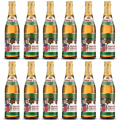 Rothaus Tannenzäpfle 12 x 0,33l. Bierflaschen inkl. Pfand und einem BOTTLEROCKET Untersetzer