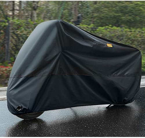 YOFAB Motorradabdeckung, für Honda NC750X NC750 X, Staubdicht Wasserdichten Kratzer Moped Abdeckung Beständiges, UV-Beständiges Motorrad Schutzhülle,Black