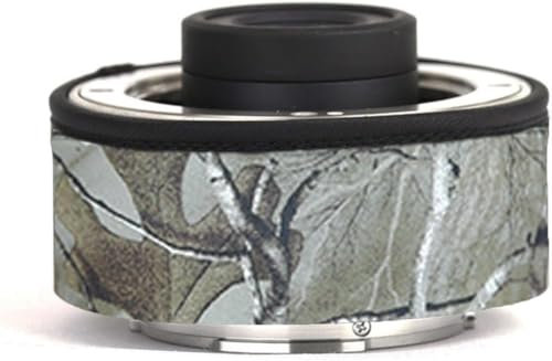 CHASING BIRDS Camouflage Waterproof Lens Coat for FUJIFILM Teleconverter 1.4X 2.0X Rainproof Lens Protective Cover (Withered Leaf Camouflage, XF 2.0X (XF2X TC WR))