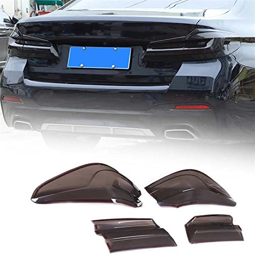 WILSEM ABS Auto Rücklicht Schwarze Schale Rücklicht Verkleidungsabdeckung Für B&M&W 5er G30 2021 2022