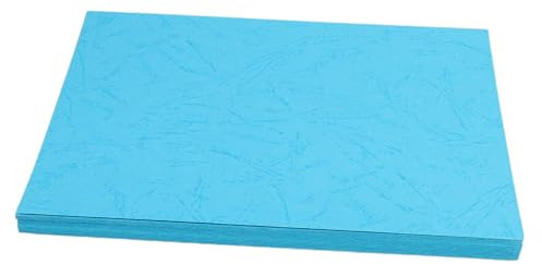 Operitacx 100 Dokumentenhülle Papierbinder Ordner Mit Präsentationsdateien Präsentationspapier Papiereinbandhüllen Präsentationsmappe Bindepapier Papierbindung Einbanddeckel Blue Lederpapier