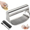 Duroecsain Spremiaglio in acciaio inox, tritataglio in acciaio inox, versatile, tritataglio multiuso, tritataglio | tritataglio in metallo con