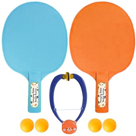 Door Pong | Doorway P-ing Pong | Table Tennis Trainer Set | Indoor Hanging Twerk Pong | Door Pingpong Over The Door | Door Frame Paddle Ball | Exerciser Family Games for Boys & Girls