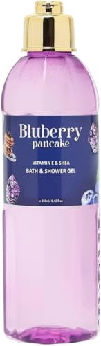 Nacht Bluberry Pancake Bade- & Duschgel - Luxus Duschgel für Damen & Herren - Duschgel Frauen - 100% Vegan - Luxus Schönheit - Körperhautpflegeprodukte - 250ml