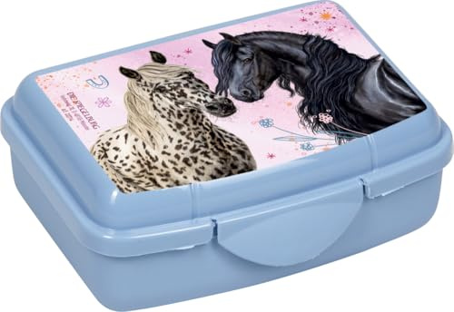 Die Spiegelburg - Mini-Snackbox - Pferdefreunde, hellblau