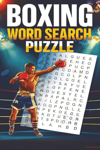 Boxing Word Search Puzzle Book: Boxing Themed Word Searches with Easy to Read Print | 6 x 9 inches | 110 pages | 50+ Puzzles ... Gift for Vacations, Holidays and Boxing Fans
