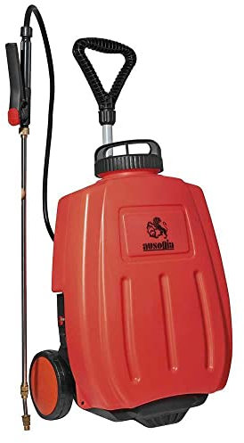 AUSONIA - PULVERISATEUR ÉLECTRIQUE Mobile DE 16 litres Panneau de Commande avec indicateur de Charge de la Batterie et régulateur de Pression de 1,5 à 4 Bars. Batterie 12 V/10 Ah