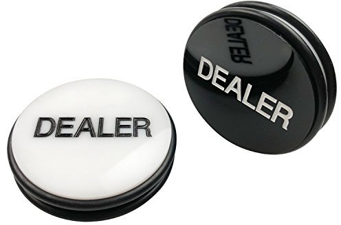YH Poker Doppelseitig Casino Grade Poker Dealer Button Puck 7,6 cm Durchmesser