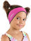 AqtivAqua Schwimm-Stirnband - Schwimm-Ohrenschutz - Schwimm Ear Band für Kinder & Erwachsene, Damen und Herren, Kleinkinder - Haar-Schutz - hält die Ohrstöpsel im Ohr (Rosa, Medium)