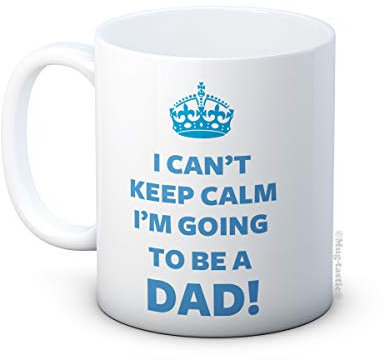 I Can't Keep Calm I'm Going to Be a Dad! - Keramik Kaffee Tasse Becher