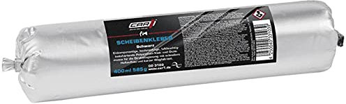 CAR1 Scheibenkleber Klebe- und Dichtmasse Frontscheibe Heckscheibe Seitenscheibe Direkteinglasung Schlauchbeutel schwarz 310 ml