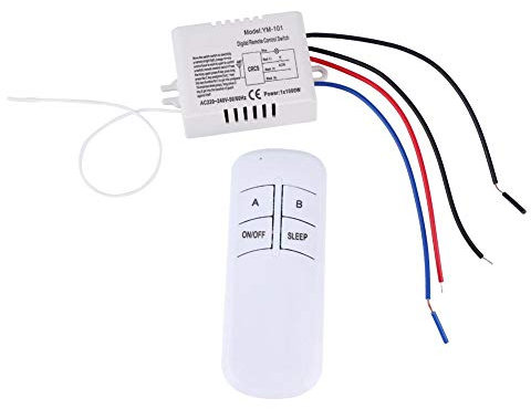 YAM-101 Lampada luce digitale wireless parete telecomando interruttore ricevitore trasmettitore 220V