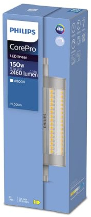 PHILIPS CorePro LED R7s 17.5W Cool White 118mm Dimmable