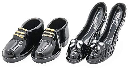 Odoria 1/12 Miniatur Schuhe und High Heels Puppenhaus Zubehör