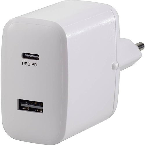 VOLTCRAFT UC-2ACX001 USB-Ladegerät 32 W Steckdose Ausgangsstrom (max.) 3000 mA USB, USB-C® Buchse Anzahl Ausgänge: 2 x