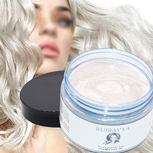 Natürliches Haarfarben Wachs Temporäres Haarfärbewachs für Partys Halloween Cosplay Instant Haarfärbemittel Haarstyling