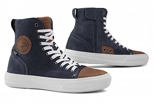 Falco Lennox 2 Motorradschuhe (Blue,45)