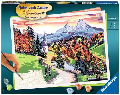 Ravensburger Malen nach Zahlen 20168 – Bayerische Herbstimpression – ab 14 Jahren