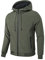 TONY BACKER Giacca Jacket Uomo Invernale Softshell Impermeabile Antivento con Cappuccio Giacca Calda Giubbotto Uomo Trekking Casual (M, Verde)