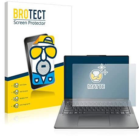 BROTECT Schutzfolie für Lenovo Yoga 7i 14 2-in-1 | 16:10 Entspiegelnder Displayschutz Made in Germany Matte Displayschutz-Folie Anti-Reflex Anti-Fingerprint Einfache Montage