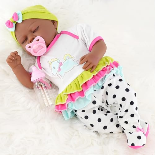 The Magic Toy Shop BiBi Doll Reborn Baby Doll Fay - Lifelike Realistic Baby with Dummy, Bottle, & Birth Certificate - for Girls Aged 3+
