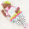The Magic Toy Shop BiBi Doll Reborn Baby Doll Fay - Lifelike Realistic Baby with Dummy, Bottle, & Birth Certificate - for Girls Aged 3+