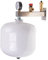 Aqbau® Kit vase d'expansion à membrane de 18 litres avec groupe de sécurité en acier inoxydable pour eau potable Réservoir d'équilibrage de pression Blanc Réservoir sous pression Membrane pour circuit