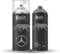 Bolt Spray Premium Paint - Pack Spray Pintura BICAPA para Mercedes Metalizado + Barniz 1K 400ML - 744/9744 BRILLANTSILBER Effect