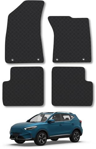 MG ZS (2017-2022) [Manual, Petrol] 3mm Rubber Car Mats | Tailored Fit Durable Floor Mats Full Coverage Protection Waterproof Accessories Easy Clean Anti Slip Made in the UK