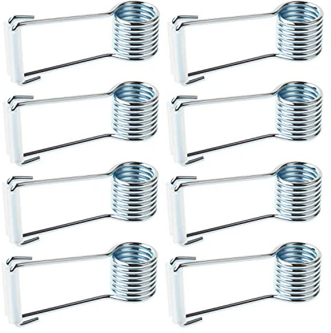 Spring Hinge Door Closer,Butterfly Spring Fits on Most Door Butt Hinge Pins, 8 Pack