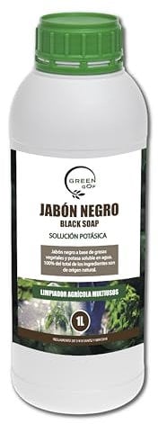 GREENGOF Jabón Potásico Premium (Solución Potásica), 1L - Concentrado - Hongos y Plagas - Actúa por Contacto - Mejora Defensa de Las Plantas - Natural - Pulgón, Mosca Blanca, Araña Roja, Cochinilla.
