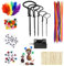 Kastanienbohrer Set, Kastanien Bastelset Kinder, Kastanienset zum Basteln mit Kastanien mit Kastanienhalter, zum DIY Basteln mit Naturmaterial