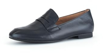 Gabor Damen Slipper, Frauen Slip On,Mokassins,Halbschuhe,Schlupfschuhe,schluepfschuhe,Loafer,College Schuhe,Slip-ons,Midnight,37 EU / 4 UK